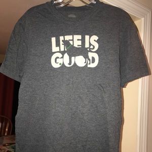 LIFE IS GOOD Men's Short Sleeve Tee 🖤
